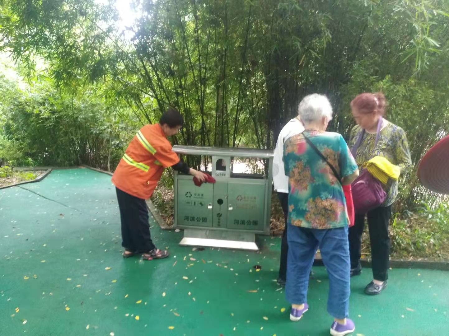 宿遷河濱公園清潔